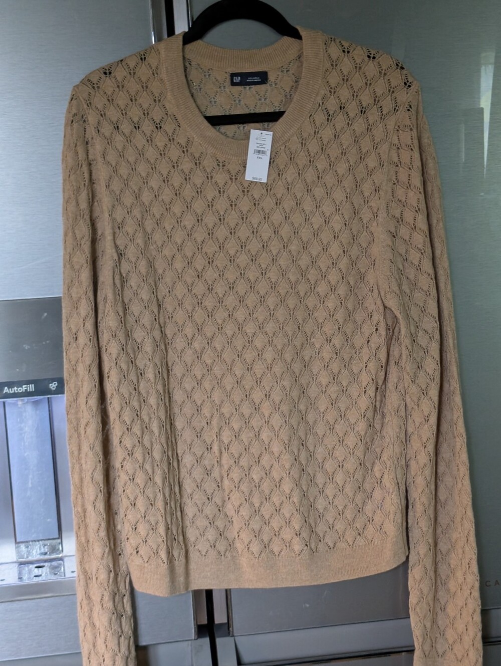 GAP Women's XXL Wool Blend Pointelle Sweater